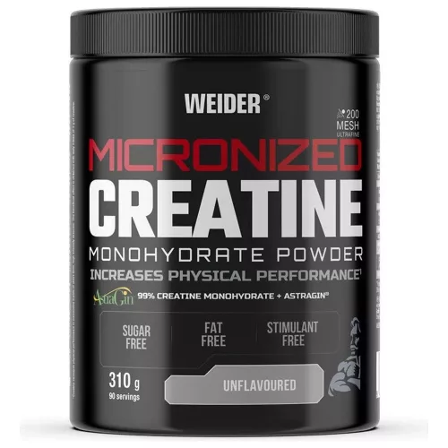 Weider Micronized Creatine Monohydrate Powder + AstraGin 310g Unflavored (Ízesítetlen)
