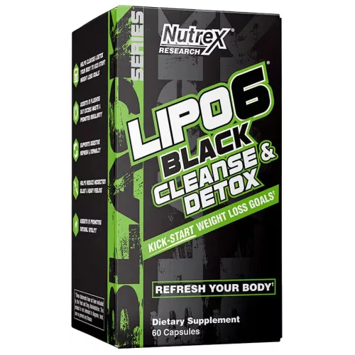 Nutrex Lipo 6 Black Cleanse & Detox 60 Capsules 60 Kapszula