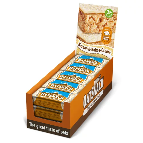 Energy Oatsnack Karton Energy OatSnack Bar 15x65g Caramel Coconut Creme (Karamell Kókusz)