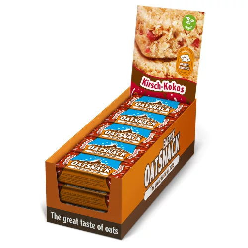 Energy Oatsnack Karton Energy OatSnack Bar 15x65g Cherry Coconut (Cseresznye Kókusz)