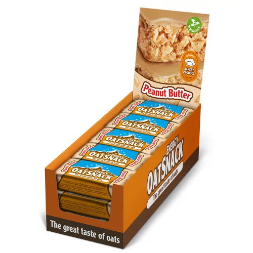 Energy Oatsnack Karton Energy OatSnack Bar 15x65g Peanut Butter (Mogyoróvaj)