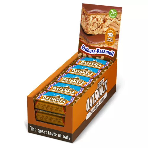 Energy Oatsnack Karton Energy OatSnack Bar 15x65g Peanut Caramel (Mogyoró Karamell)