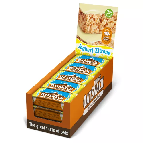 Energy Oatsnack Karton Energy OatSnack Bar 15x65g Yoghurt Lemon (Joghurt Citrom)