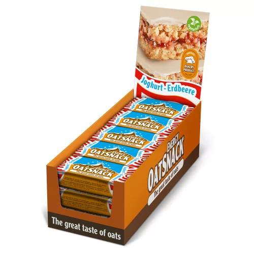 Energy Oatsnack Karton Energy OatSnack Bar 15x65g Yoghurt Strawberry (Joghurt Eper)