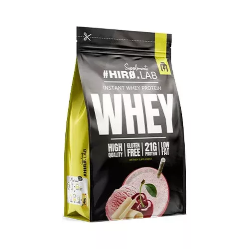 Hiro.Lab Supplements Instant Whey Protein 2000g White Chocolate With Cherry (Fehércsokoládé Cseresznye)