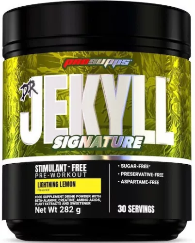 ProSupps Dr. Jekyll Signature Stimulant-Free Pre-Workout 282g Lightning Lemon (Citrom)
