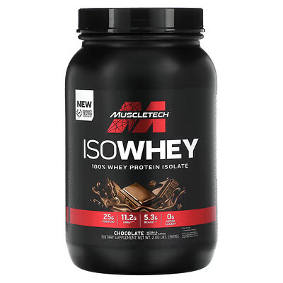 Muscle Tech Iso Whey 100% Whey Protein Isolate 907g Chocolate (Csokoládé)