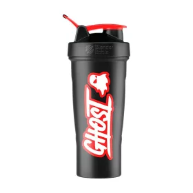Ghost Lifestyle Logo Shaker Bottle 800ml Black/Infrared (Fekete/Piros)