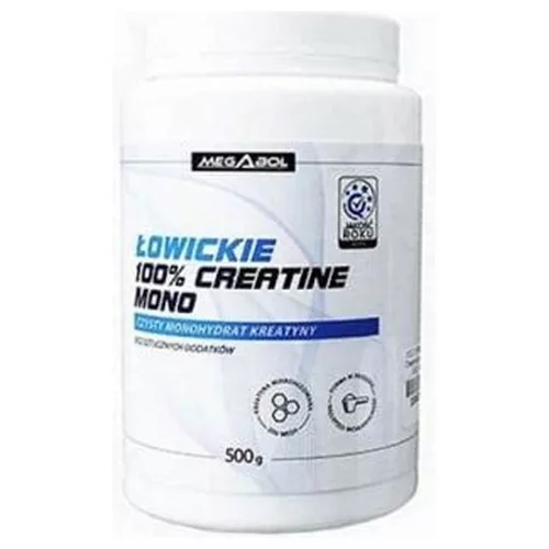 MEGABOL 100% Creatine Monohydrate 500g Unflavored (Ízesítetlen)