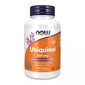 Now Foods Ubiquinol 100mg 120 Softgels 120 Gélkapszula