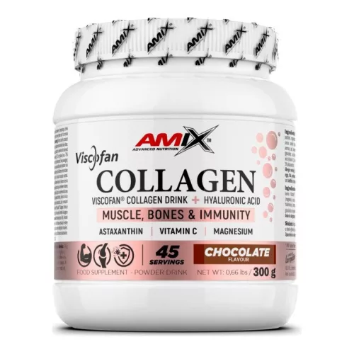 AMIX Collagen Viscofan® Drink 300g Chocolate (Csokoládé)