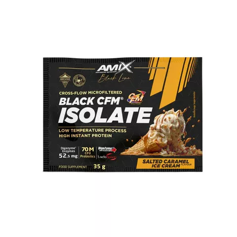 AMIX Amix® Black Line Black CFM® Isolate 35g Salted Caramel Ice Cream (Sós Karamell)