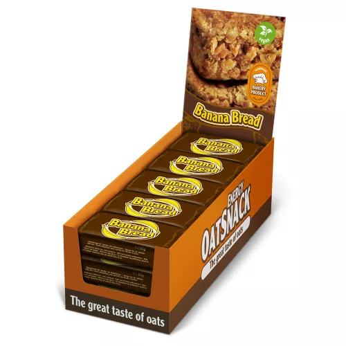 Energy Oatsnack Karton Energy OatSnack Bar 15x65g Banana Bread (Banán)