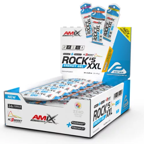 AMIX Karton Performance Rock's Energy Gel XXL 24x65g Mango (Mangó)