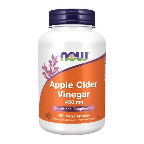 Now Foods Apple Cider Vinegar 450mg Veg Capsules 180 Veg Kapszula