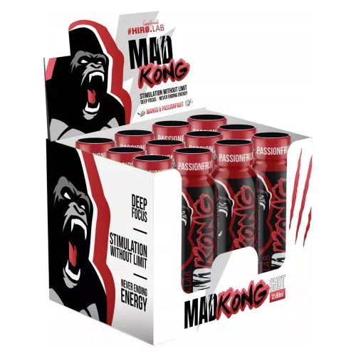 Hiro.Lab Supplements Karton Mad Kong Shot 12x80ml Passion Fruit (Marakuja)