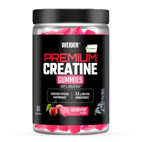 Weider Premium Creatine Gummies 60 Gummies 20 Serving Cherrypop (Cseresznye)