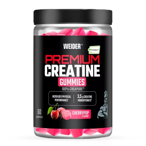 Weider Premium Creatine Gummies 60 Gummies 20 Serving Cherrypop (Cseresznye)