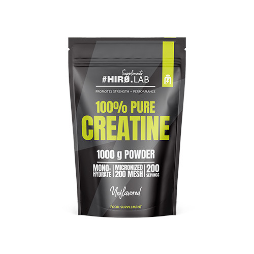 Hiro.Lab Supplements 100% Pure Creatine 1000g Unflavored (Ízesítetlen)