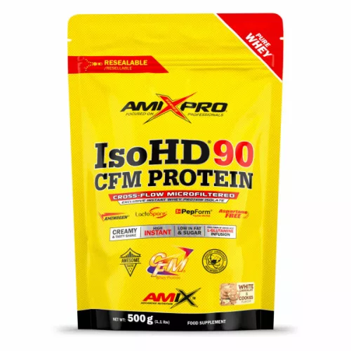 AMIX Iso HD 90 CFM Protein 500g White Chocolate & Cookies (Fehércsokoládé Süti)