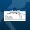 Applied Nutrition Omega 3 100 Softgels 100 Gélkapszula tápérték