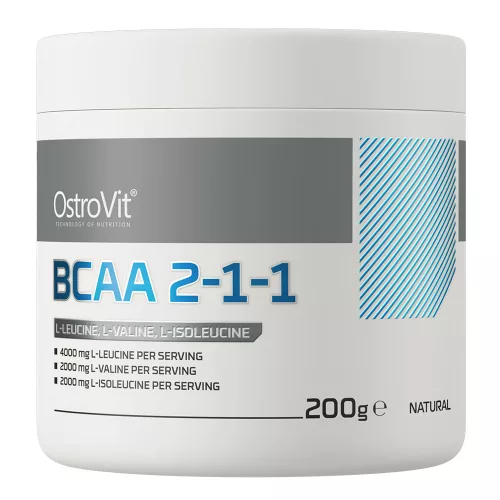 OstroVit BCAA 2:1:1 200g Unflavored (Ízesítetlen)
