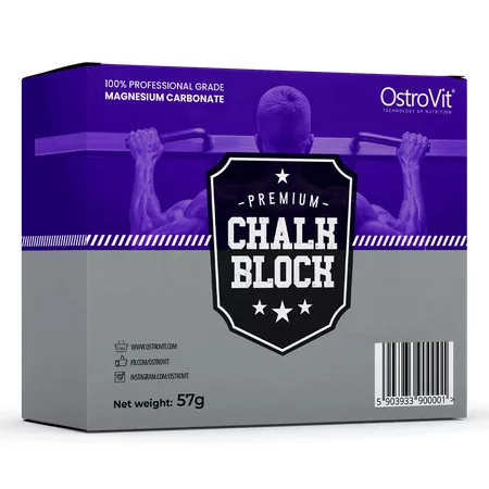 OstroVit Chalk Block 57g Kocka alakú magnézia