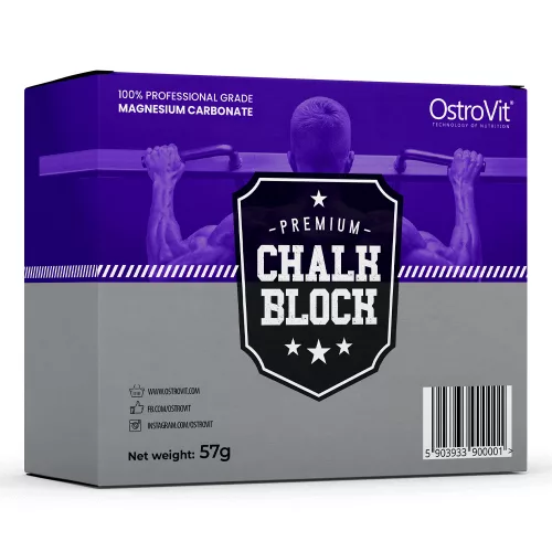 OstroVit Chalk Block 57g Kocka alakú magnézia