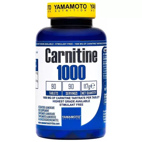 Yamamoto Nutrition Carnitine 1000 90 Tablets 90 Tabletta