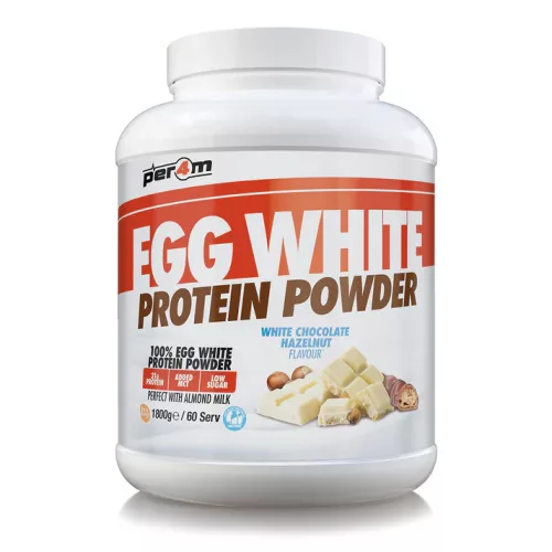 PER4M Nutrition Egg White Protein 1800g White Chocolate Hazelnut (Fehércsokoládé Mogyoró)