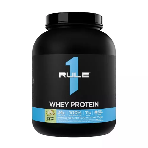 Rule1 Whey Protein 5 LBS 2200g Pistacio Ice Cream (Pisztácia Fagylalt)