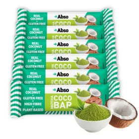 Absorice Karton Matcha Coco Bar 20x35g Matcha Coconut (Matcha Kókusz)