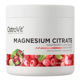   OstroVit Magnesium Citrate 200g Raspberry Lemonade with Mint (Málna Menta)
