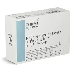   OstroVit Pharma Magnesium Citrate+Potassium+B6 P-5-P 60 Capsules 60 Kapszula