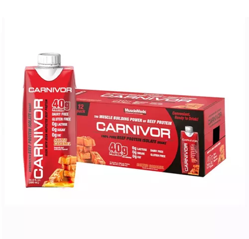 MuscleMeds Karton Carnivor RTD 12x500ml Salted Caramel (Sós Karamell)