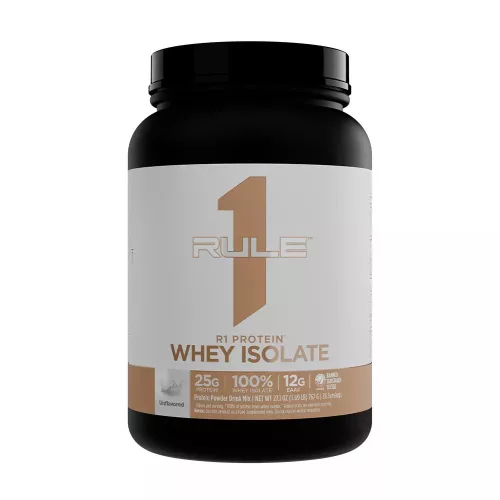 Rule1 Naturally Flavored R1 Protein Whey Isolate 1.5LBS 680g Naturally Unflavored (Ízesítetlen)