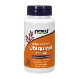   Now Foods Ubiquinol 200mg Extra Strength 60 Softgels 60 Gélkapszula