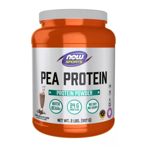Now Foods Pea Protein 907g Dutch Chocolate (Csokoládé)