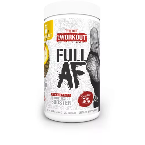 5% Nutrition Full AF Stim Free Pre-Workout 370g Legendary EU Beach Blast (Tengerparti Koktél)
