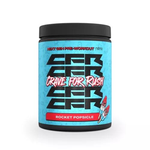 Nano Supps Crave for Rush (CFR) Pre-Workout 400g Rocket Popsicle (Nyalóka)