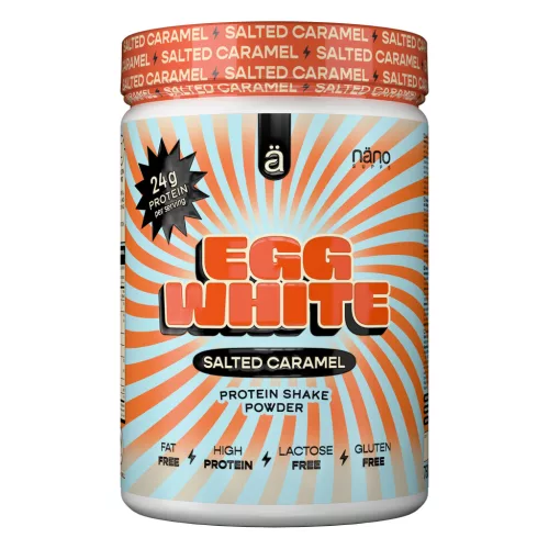 Nano Supps Egg White Protein 750g Salted Caramel (Sós Karamell)