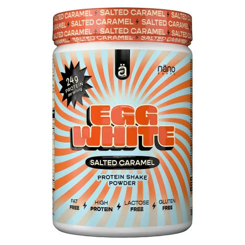 Nano Supps Egg White Protein 750g Salted Caramel (Sós Karamell)