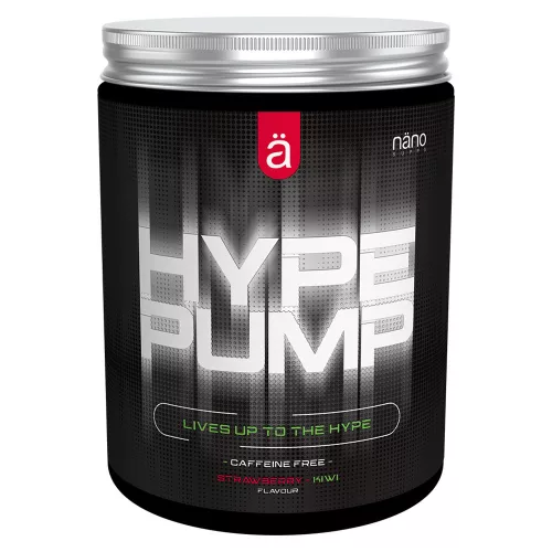 Nano Supps Hype Pump Caffeine Free 420g Strawberry Kiwi (Eper Kivi)