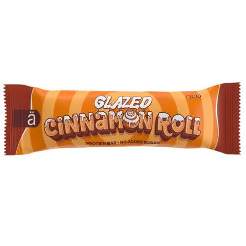 Nano Supps Protein Bar 55g Glazed Cinnamon Roll (Fahéj)