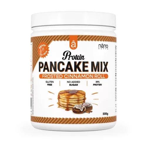 Nano Supps Protein Pancake Mix 500g Frosted Cinnamon Roll (Fahéj)