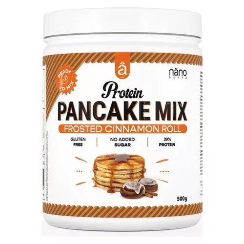 Nano Supps Protein Pancake Mix 500g Frosted Cinnamon Roll (Fahéj)
