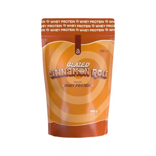 Nano Supps Whey Protein 450g Glazed Cinemonn Roll (Fahéj)