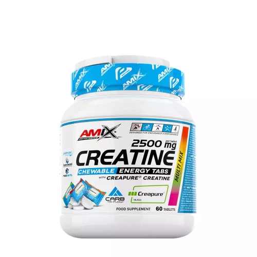  AMIX Performance Creatine Creapure 2500mg Chewable Tabs 60 tablets 60 tabletta Multi Flavour (Vegyes íz)