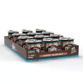   Nano Supps Karton Protein Dips 12x52g Choco-Hazelnut (Csokoládé Mogyoró)