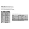 Nano Supps Clear Protein Isolate Epic Juice 875g Mango Passion Fruit (Mangó Marakuja) – Supplement Facts